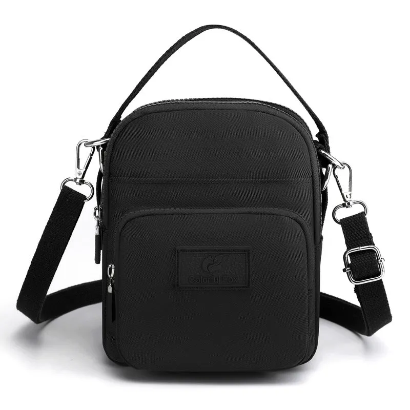 Women's Fashion Trendy Leisure Mobile Waterproof Nylon Crossbody Bags
