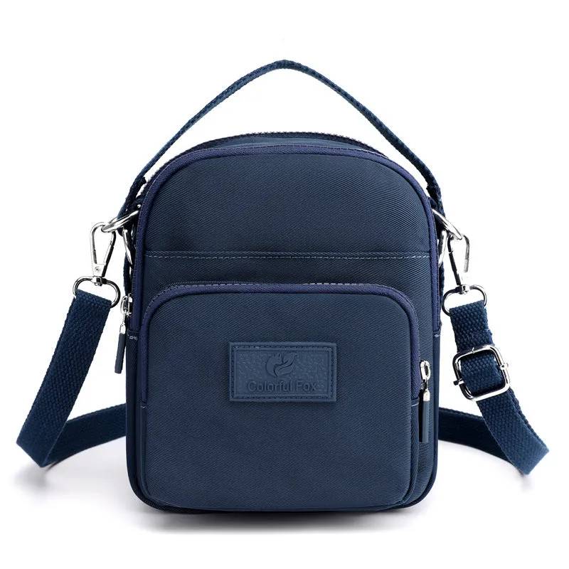 Women's Fashion Trendy Leisure Mobile Waterproof Nylon Crossbody Bags