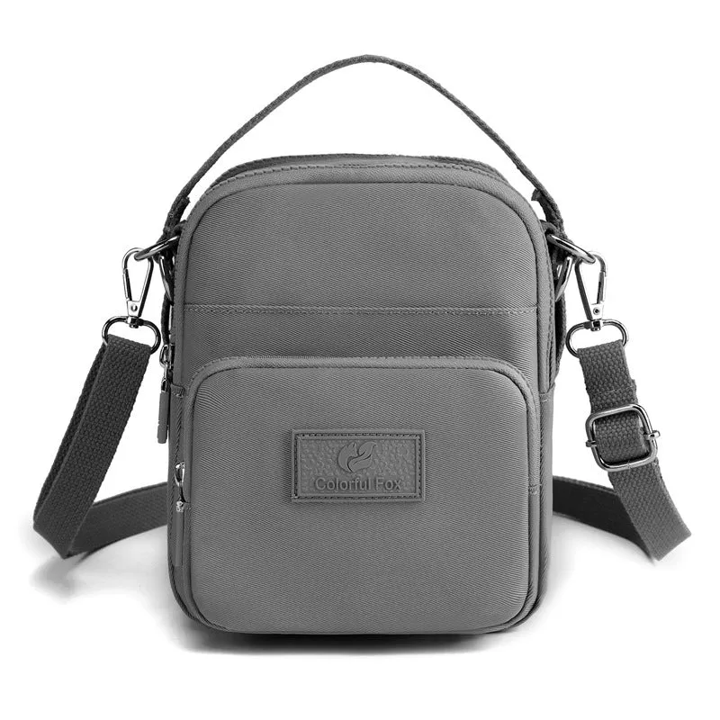 Women's Fashion Trendy Leisure Mobile Waterproof Nylon Crossbody Bags