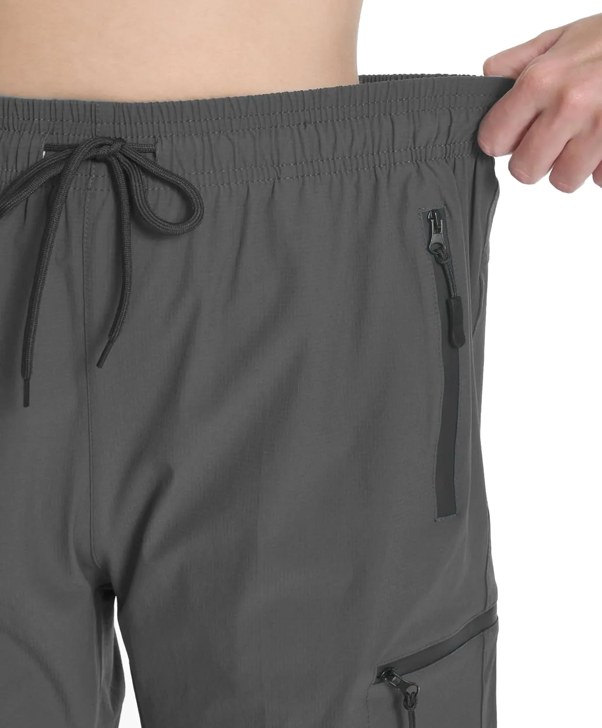 Women's Hiking Cargo Shorts Travel Athletic Golf Quick Dry Lightweight Summer Shorts for Women with Zipper Pockets