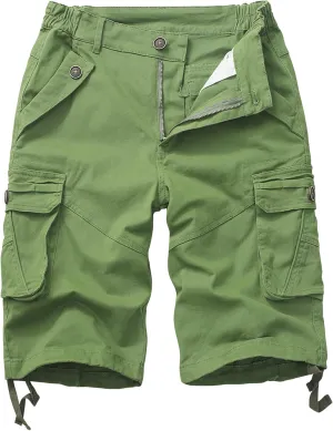 Womens Hiking Shorts, Bermuda Cargo Shorts, 10" Casual Summer Jorts Y2K Shorts with Multi Pockets