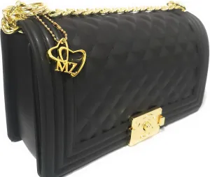 Women's Jelly/PVC Handbag - Medium, Crossbody Shoulder Purse for Everyday Use