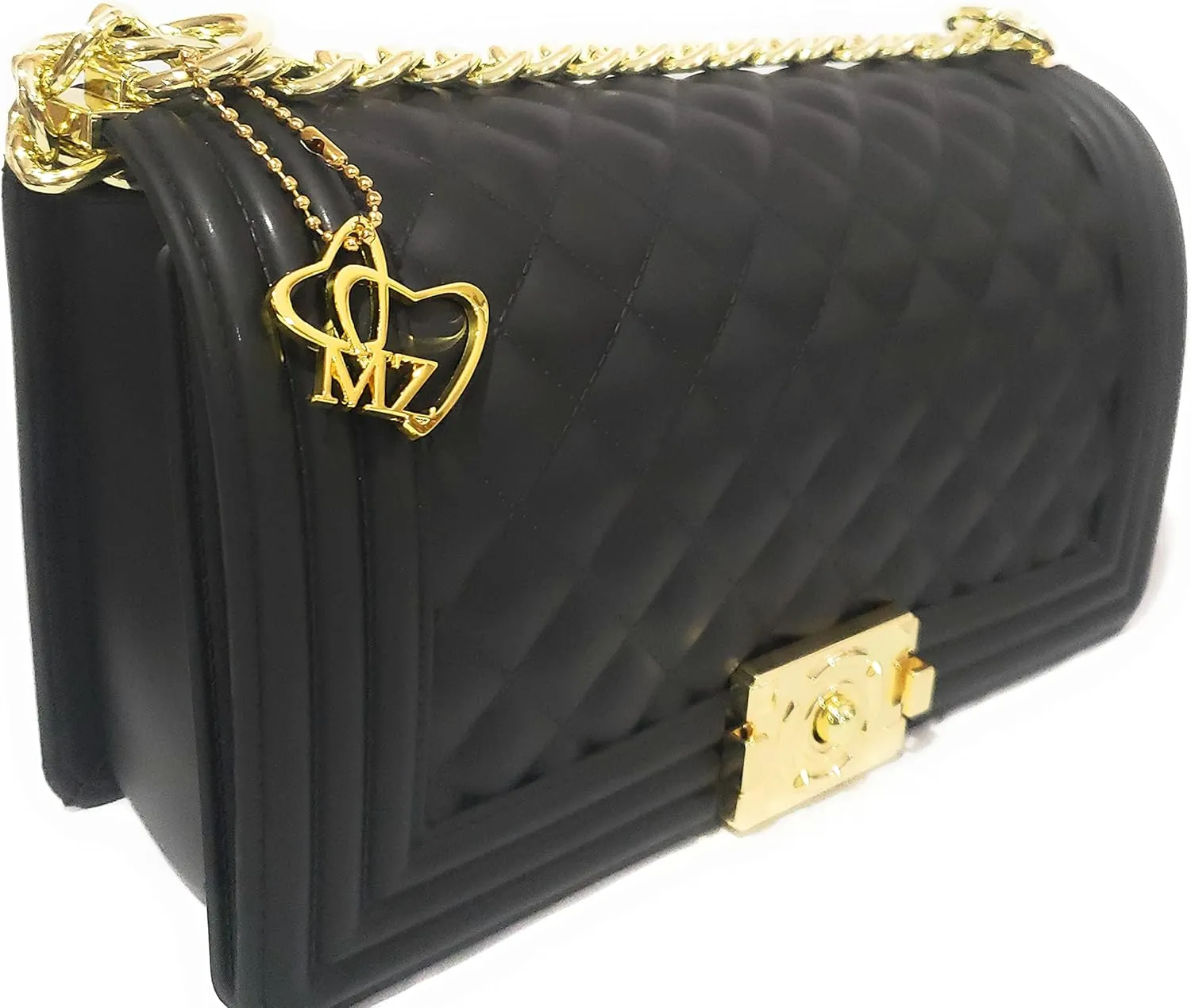 Women's Jelly/PVC Handbag - Medium, Crossbody Shoulder Purse for Everyday Use