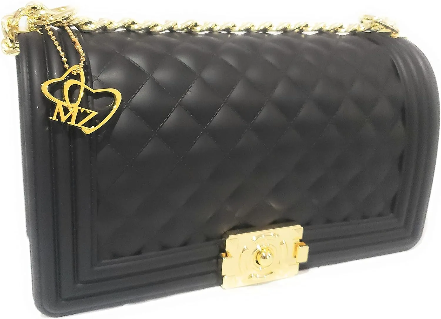 Women's Jelly/PVC Handbag - Medium, Crossbody Shoulder Purse for Everyday Use