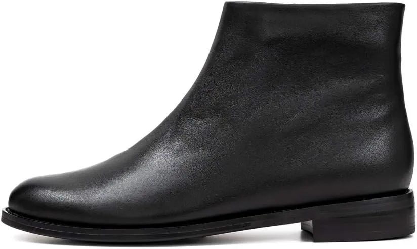 Women's Minimalist Leather Ankle Boots