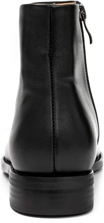 Women's Minimalist Leather Ankle Boots