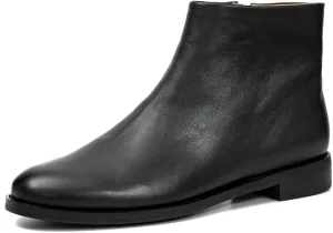 Women's Minimalist Leather Ankle Boots