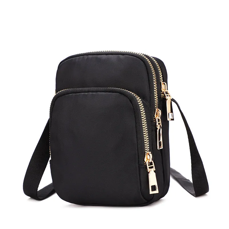 Women's Mobile Lightweight Waterproof Nylon Mini Crossbody Bags