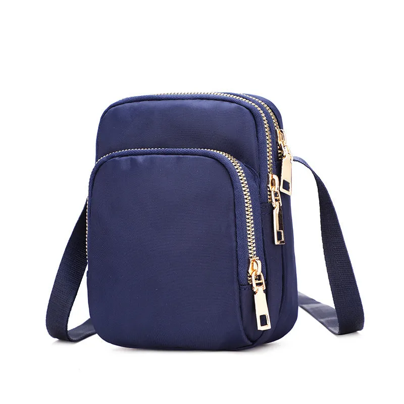 Women's Mobile Lightweight Waterproof Nylon Mini Crossbody Bags
