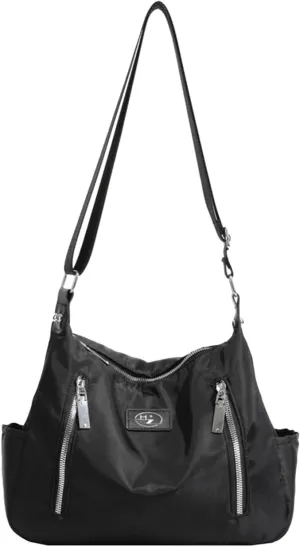 Women's Nylon Crossbody Bag - Waterproof, Lightweight Top Handle Casual Handbag & Messenger Bag