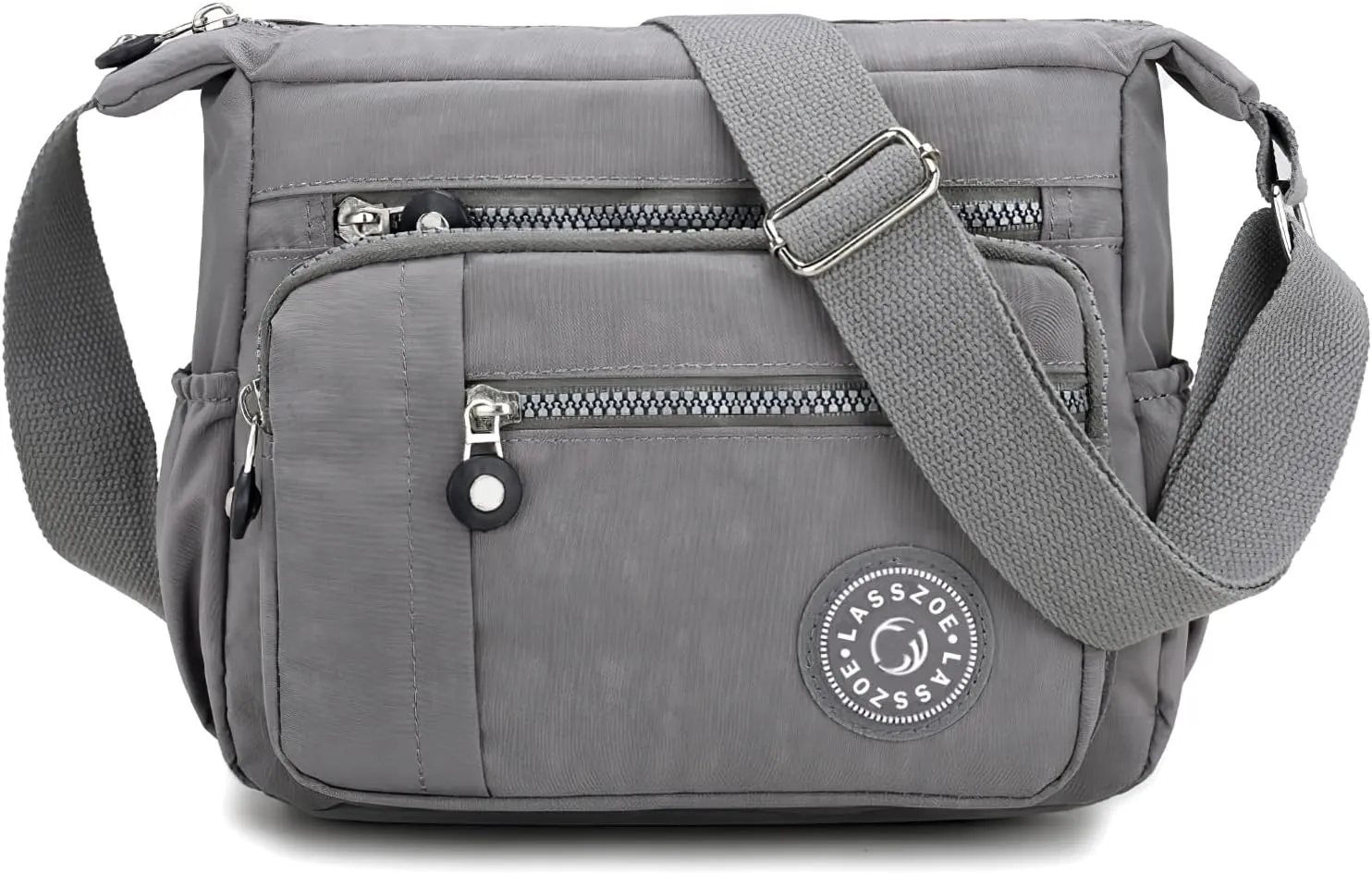 Women's Nylon Crossbody Bag Waterproof Shoulder Purse Multi Pocket Tote Handbag Travel Satchel Messenger Bag