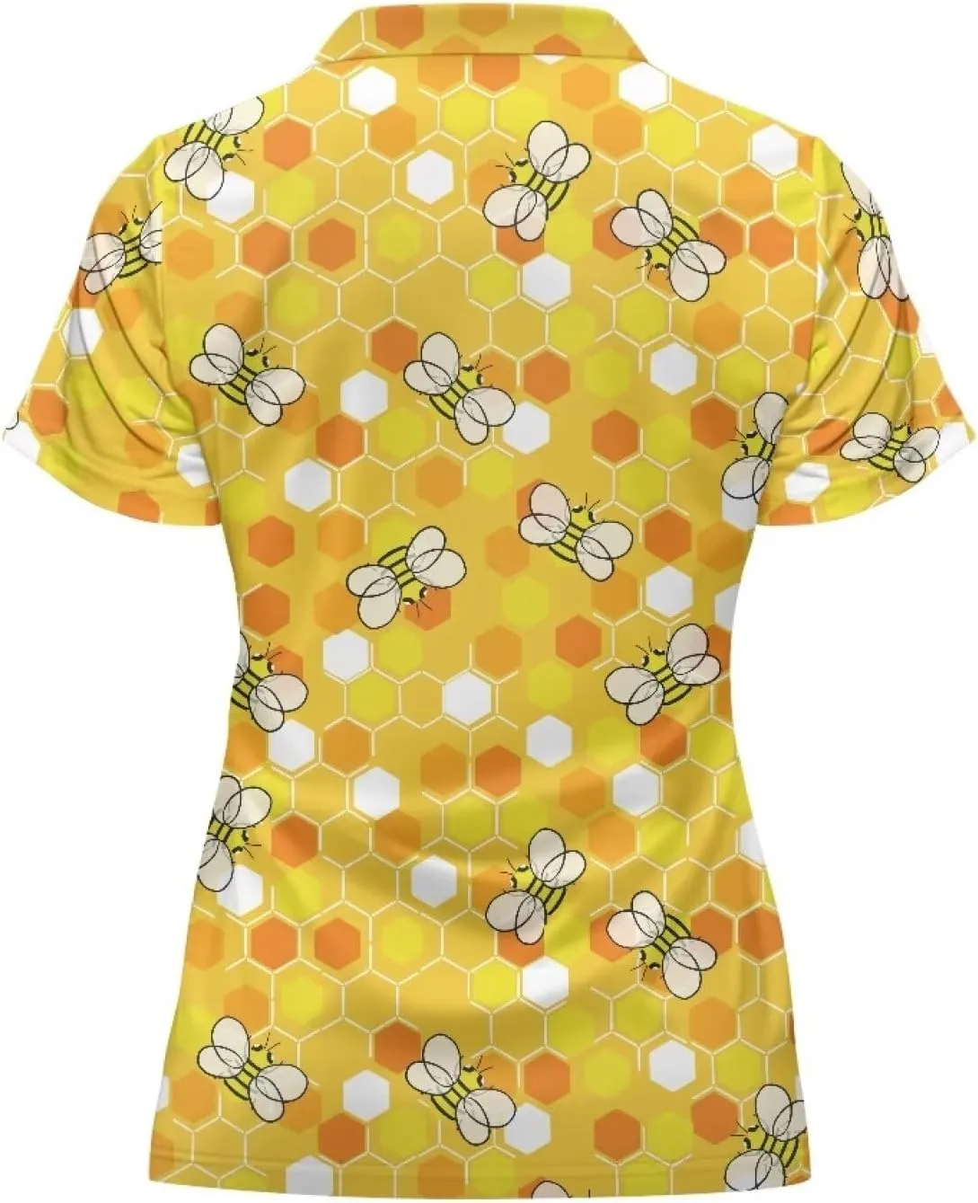 Women's Short Sleeve Golf Shirts Sun Protection Tops Quick Dry Athletic Tennis T-Shirt Quarter Zip Golf Tees XS-XXL