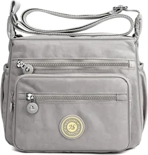 Women's Shoulder Bags Multi-Pocket Casual Crossbody Bag Handbags Waterproof Nylon Messenger Travel Bags Ladies Tote