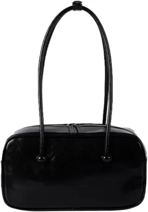 Womens Solid Color Shoulder Bag Retro Underarm Bag Korean Styles Armpit Bag Vintage Top Handle Handbags Commuting Bag