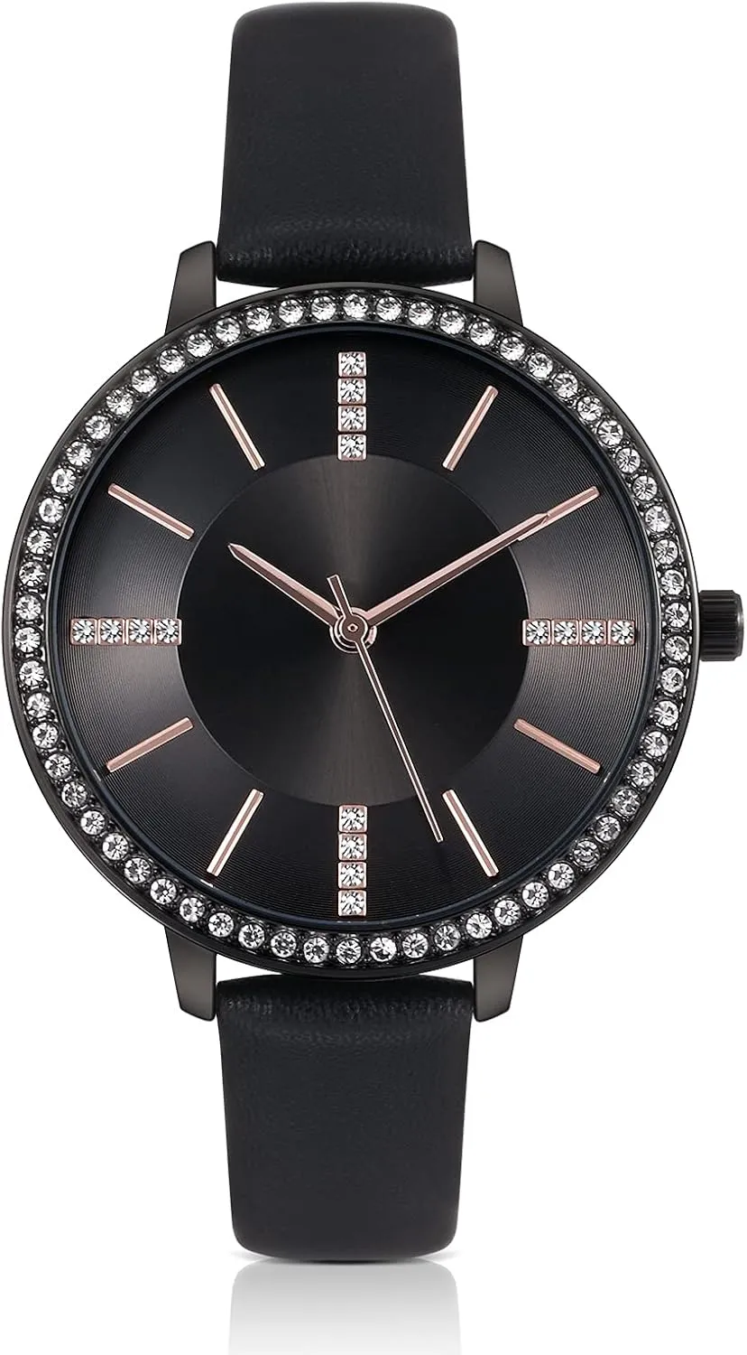 Women's Watches Leather Band Luxury Quartz Watches Waterproof Fashion Creative Wristwatch for Women Ladies