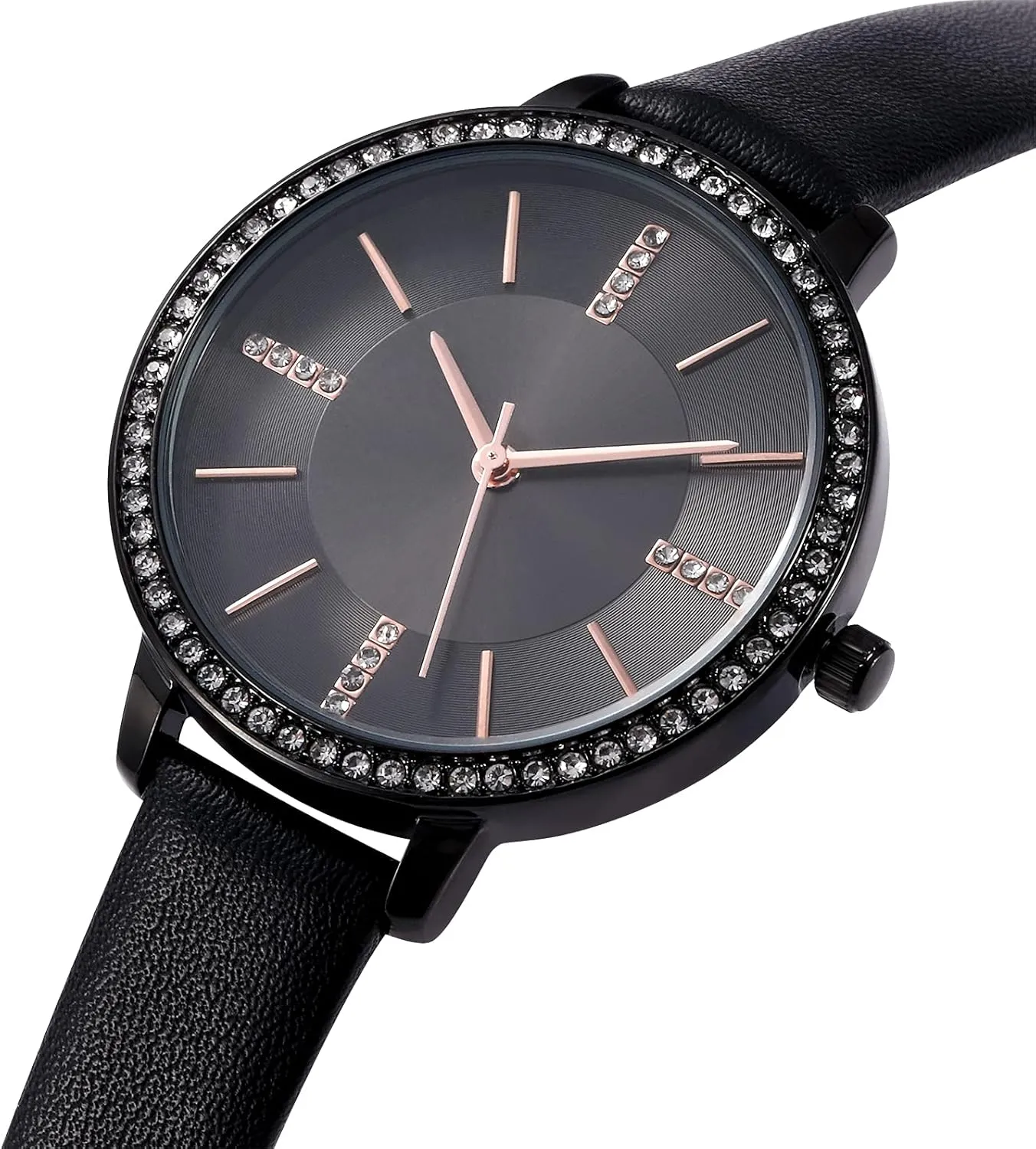 Women's Watches Leather Band Luxury Quartz Watches Waterproof Fashion Creative Wristwatch for Women Ladies