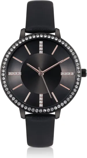 Women's Watches Leather Band Luxury Quartz Watches Waterproof Fashion Creative Wristwatch for Women Ladies