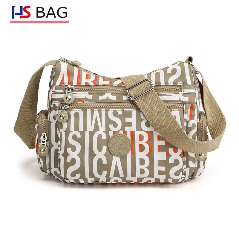 Women's Waterproof Nylon Leisure Dora Large Capacity Crossbody Bags