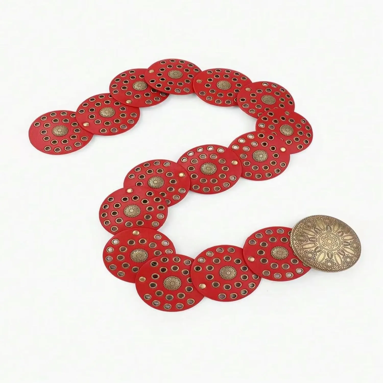 Womens Western Belt,Metal Disc Belt,Vitnge y2k Belt, Country Belts Used in Western Skirts for Women