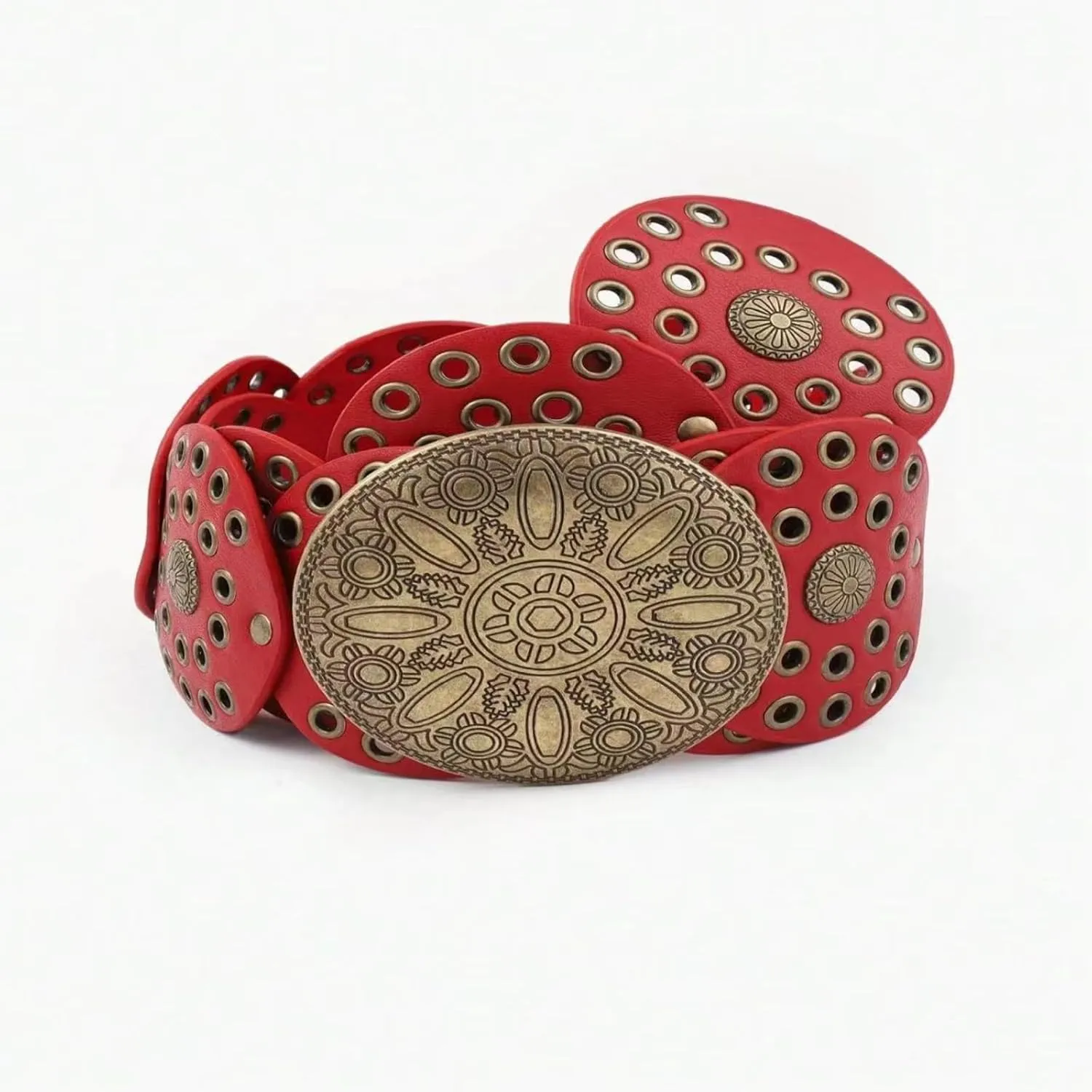 Womens Western Belt,Metal Disc Belt,Vitnge y2k Belt, Country Belts Used in Western Skirts for Women
