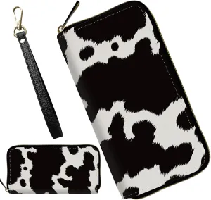 Womens Wristlet Wallets Large Capacity Card Holder Cash Pocket Zip Around