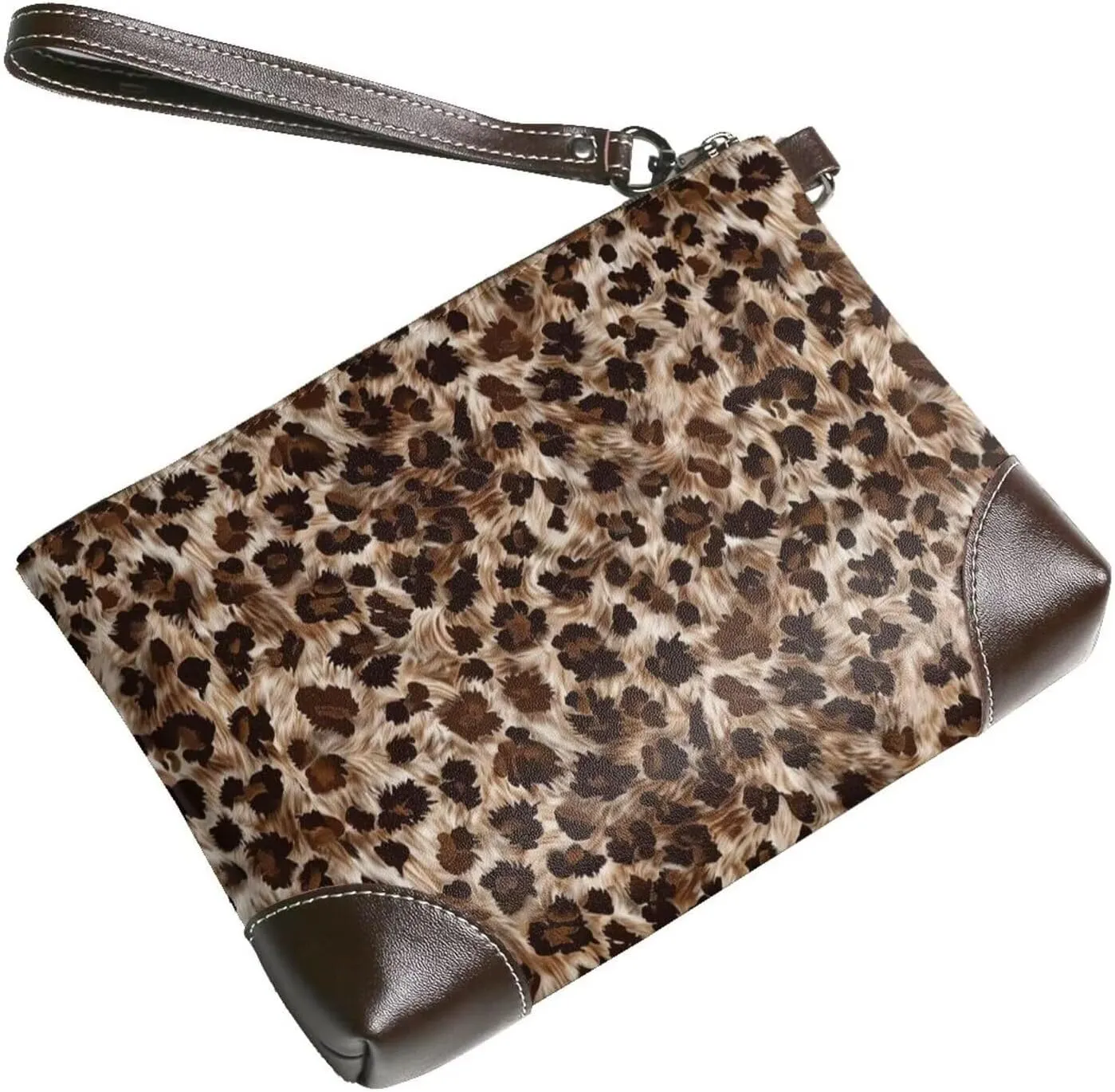 Women's Zip Around Purse Wallet Handbag PU Leather Clutch Wallets for Party