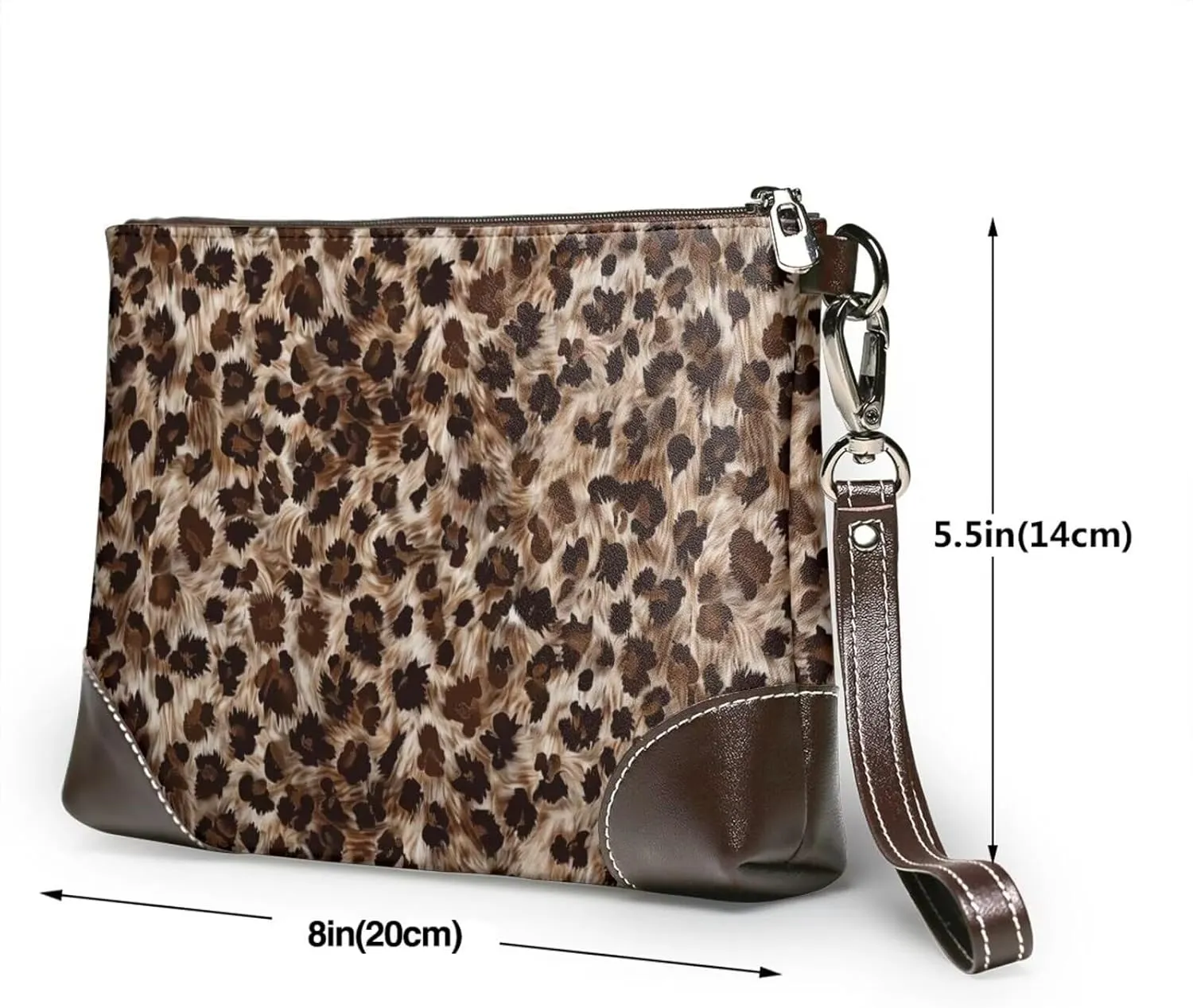 Women's Zip Around Purse Wallet Handbag PU Leather Clutch Wallets for Party