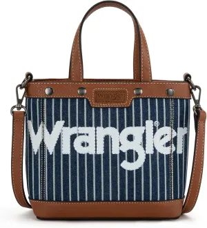 Wrangler Tote Bag for Women Vintage Top Handle Handbags and Shoulder Bag