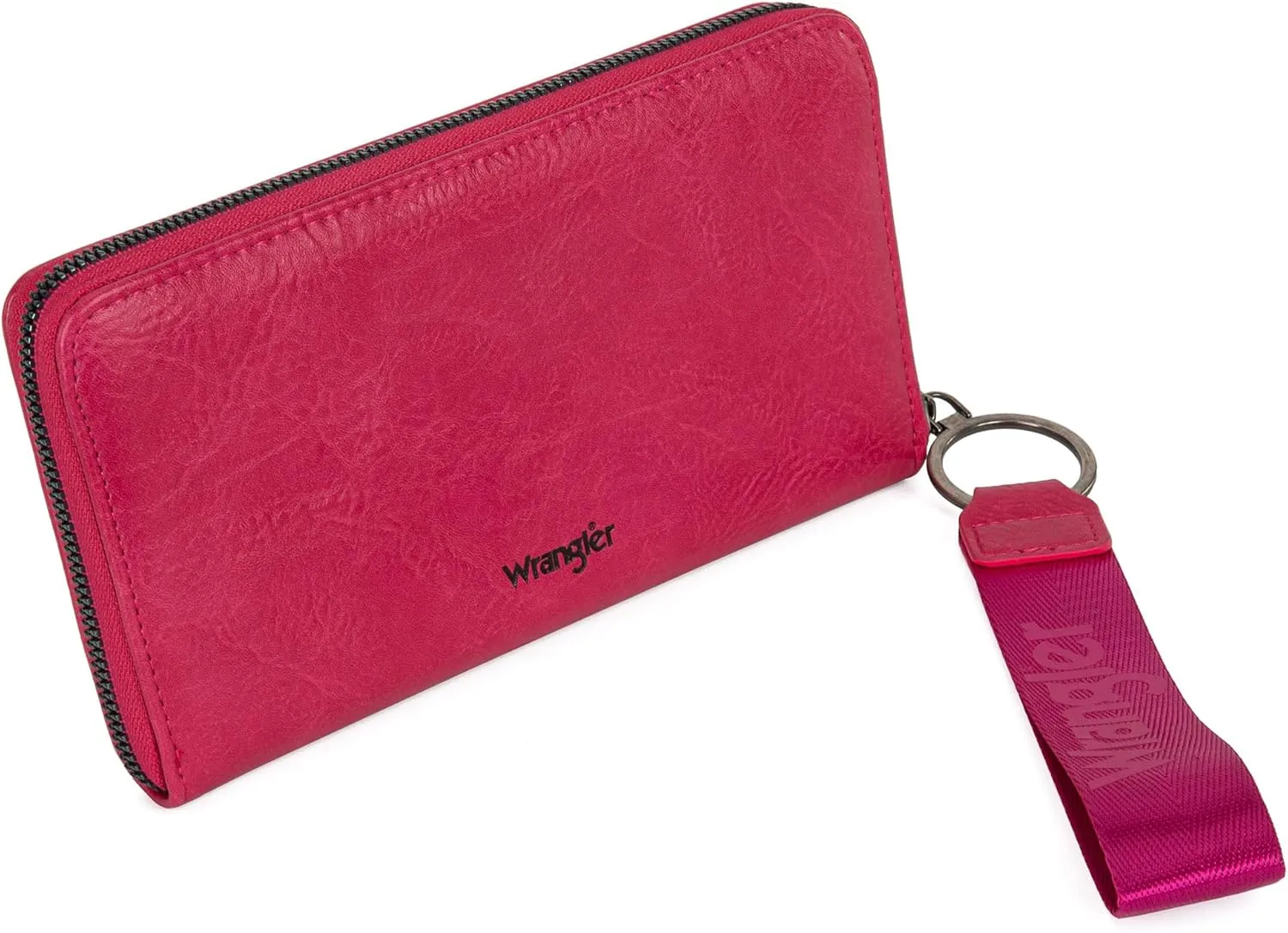 Wrangler Women's Wallets Wristlet Credit Card Wallet Large Capacity Wallet Women RFID Blocking Wallet Woman Pink Wallet Designer Wallets for Women