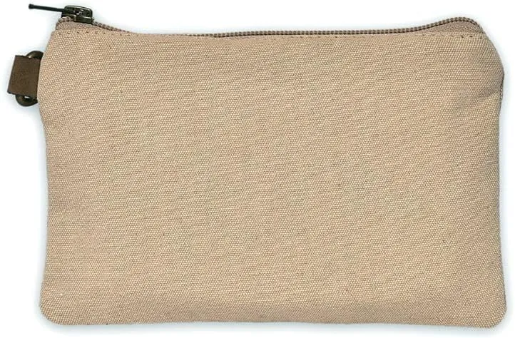 Wristlet Wallets for Women - 4.7" x 8" Handcrafted Womens Wallet, 100% Cotton Canvas with Leather Strap