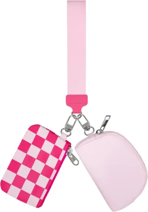 Wristlet Wallets for Women Ladies Teen Girls Female Credit Card Holder Wallets Cute Aesthetic Unique Modern Cardholder Purse Keychain Zipper