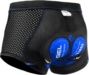 X-TIGER Men's Cycling Underwear Shorts 5D Padded Gel,MTB Biking Shorts Pants with Breathable,Adsorbent Design
