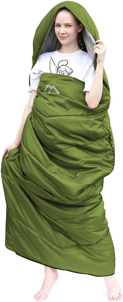XL Size Upgraded Version of Camping Sleeping Bag 4 Seasons Warm and Cool, Lighter Weight, Adults and Children Can Use Waterproof Camping Bag, Travel and Outdoor Activities