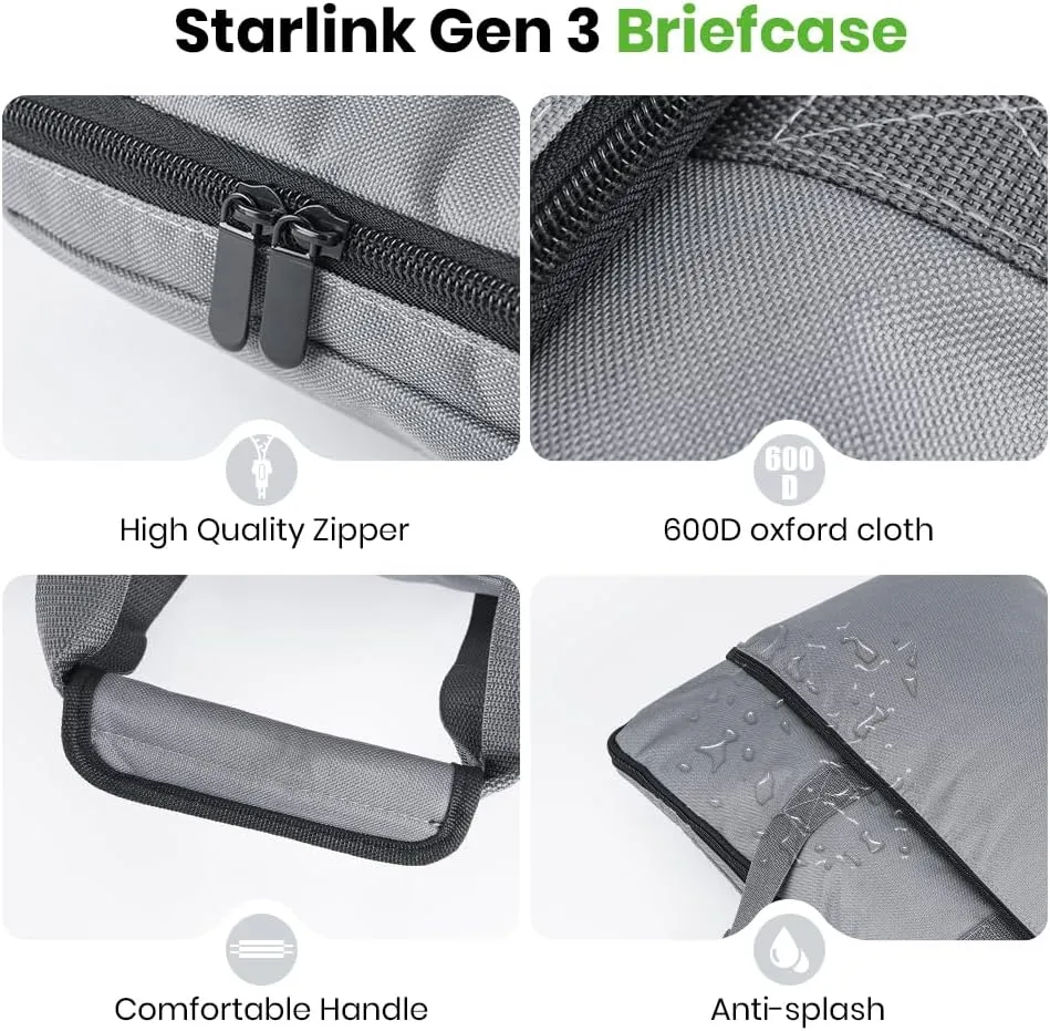 XTAR Starlink Gen 3 Satellite RV Carry Bag,Outdoor Travel Bag, Handbag for Starlink Dish and All Accessories
