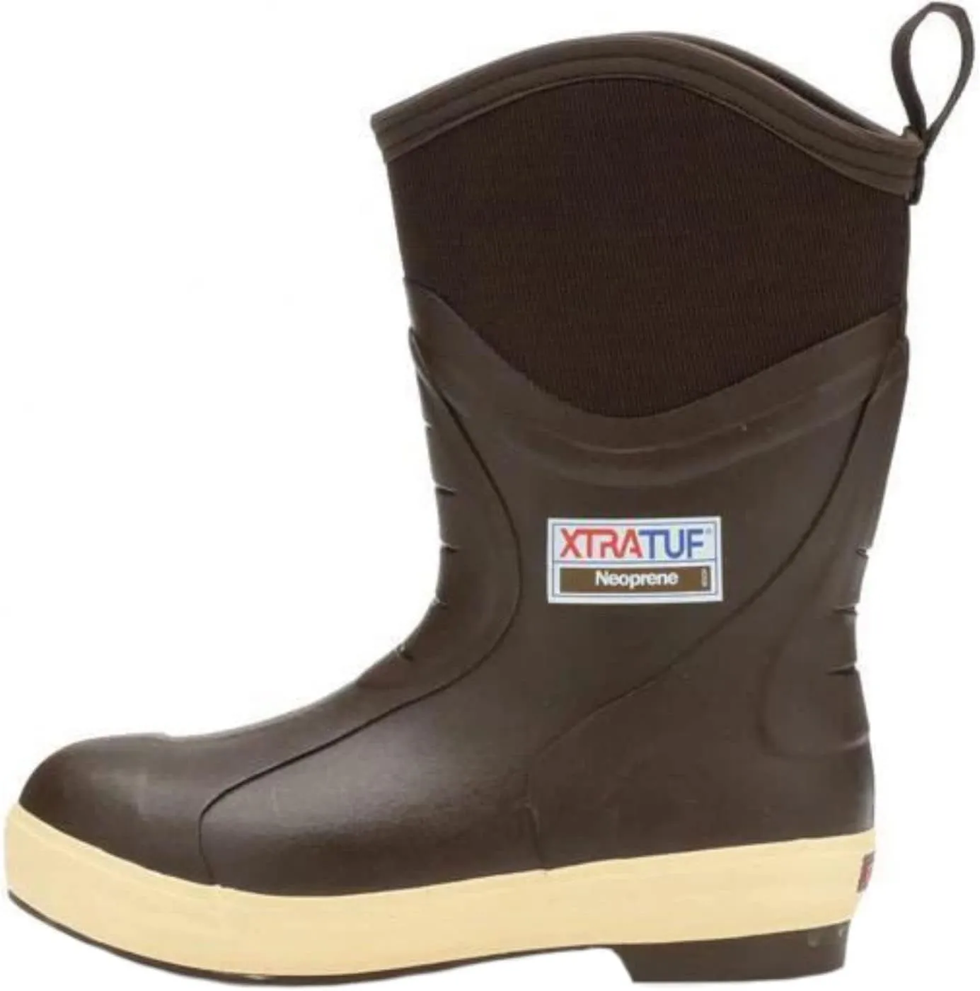 XTRATUF Elite Series 12" Neoprene Insulated Men’s Fishing Boots, Chocolate & Tan , 11 , (22612)