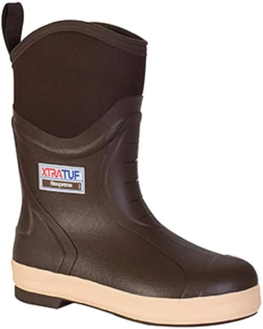 XTRATUF Elite Series 12" Neoprene Insulated Men’s Fishing Boots, Chocolate & Tan , 11 , (22612)