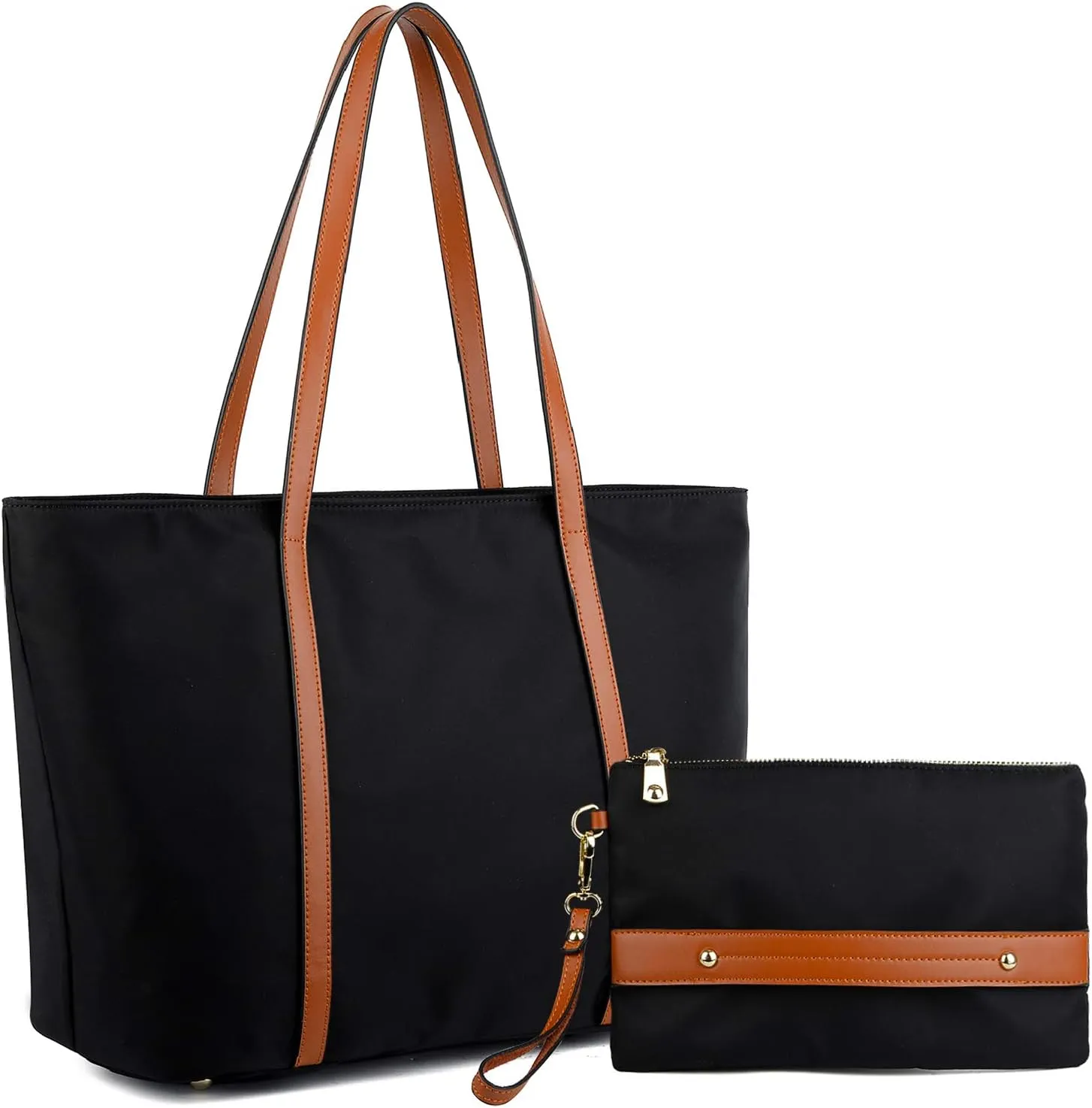 YALUXE Women's Nylon Tote Bags Large Capacity Shoulder Bags Work Handbags Purses
