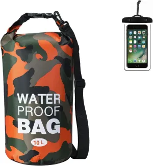 YDYJKI Waterproof Dry Bag Backpack 2L/5L/10L/20L/30L Floating Roll Top Dry Compression Sack Keeps Gear Dry for Kayaking Beach Rafting Boating Hiking Camping and Fishing with Waterproof Phone Case (