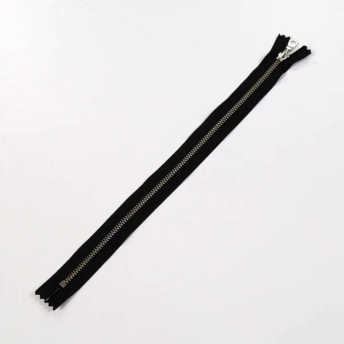 YKK 4.5 Nickel Bag Zipper with Donut Pull 12 Inch