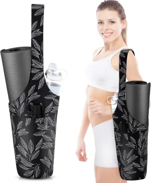 Yoga Mat Bag Yoga Bags With Shoulder Strap Gym Pocket Sack Long Sports Carrier Tote Exercise Pad Holder For Women Yogi