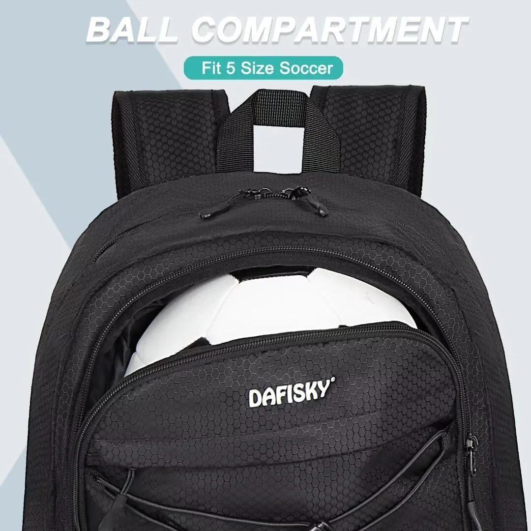 Youth Soccer Backpack - Soccer Bag with Shoes and Ball Compartment Sports Bag for Basketball Volleyball Football