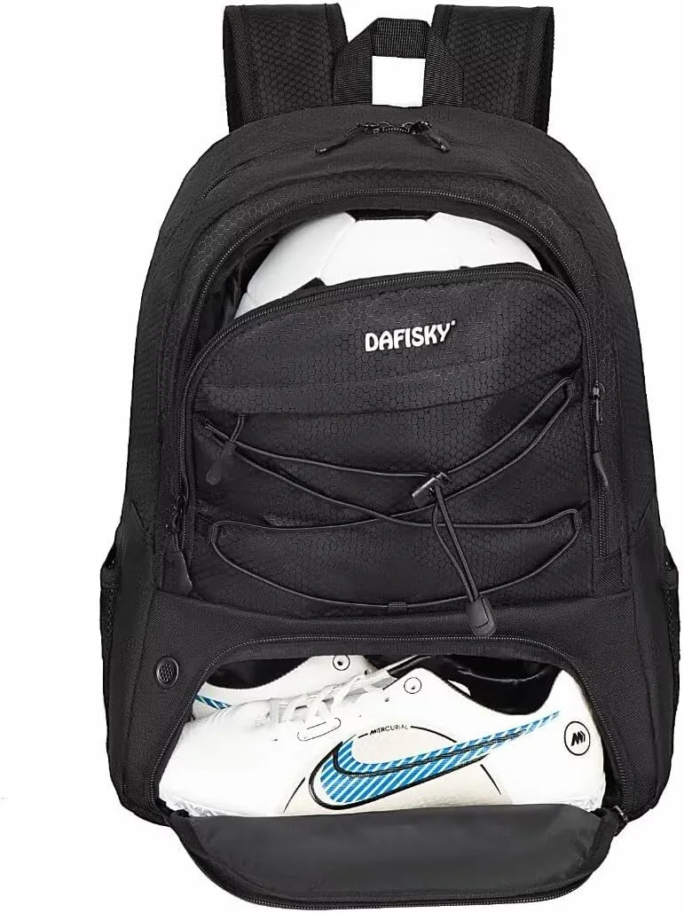 Youth Soccer Backpack - Soccer Bag with Shoes and Ball Compartment Sports Bag for Basketball Volleyball Football