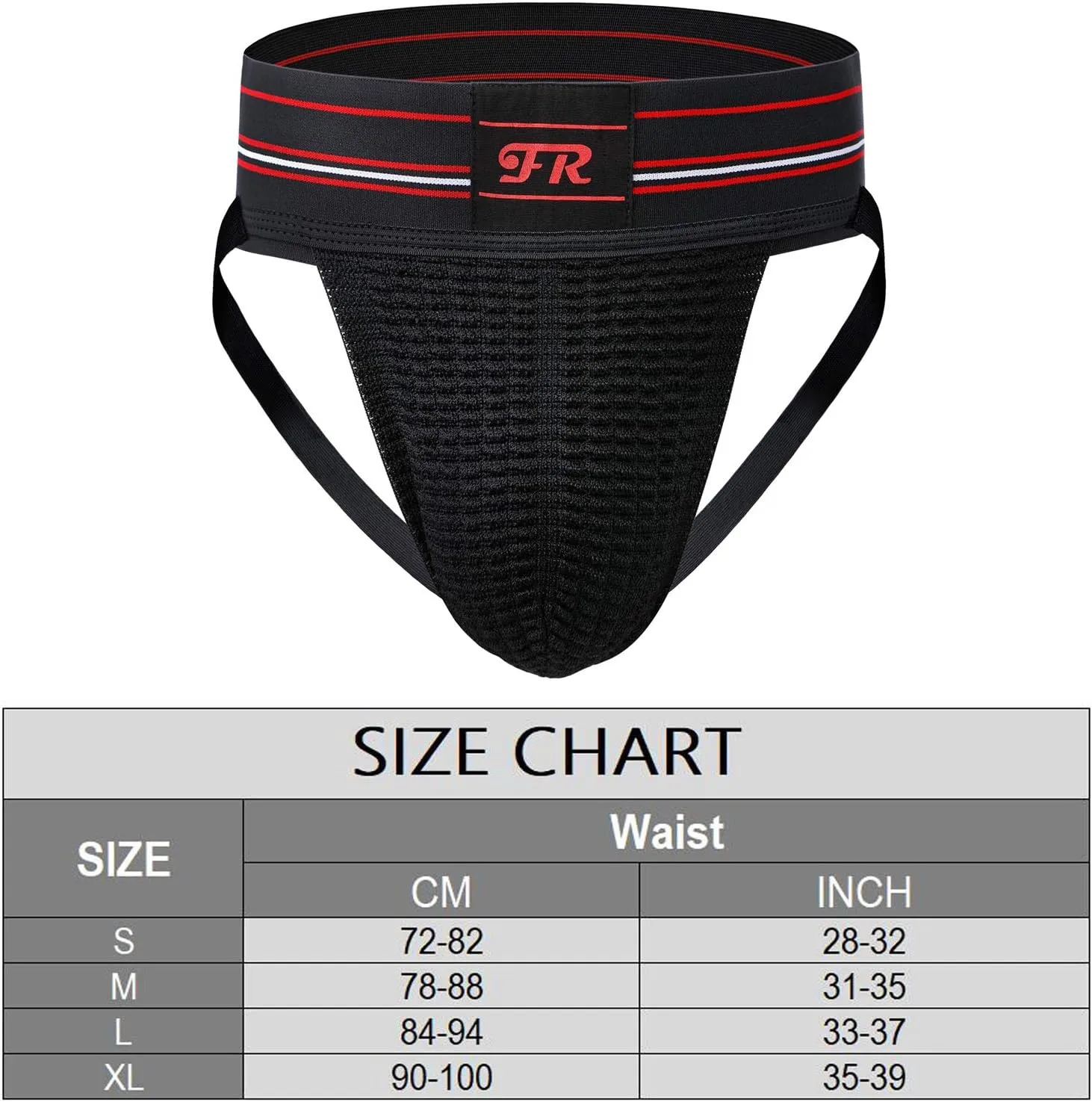 YUFEIDA Men's Athletic Supporters Performance Jockstrap Underwear Breathable Active Underpants