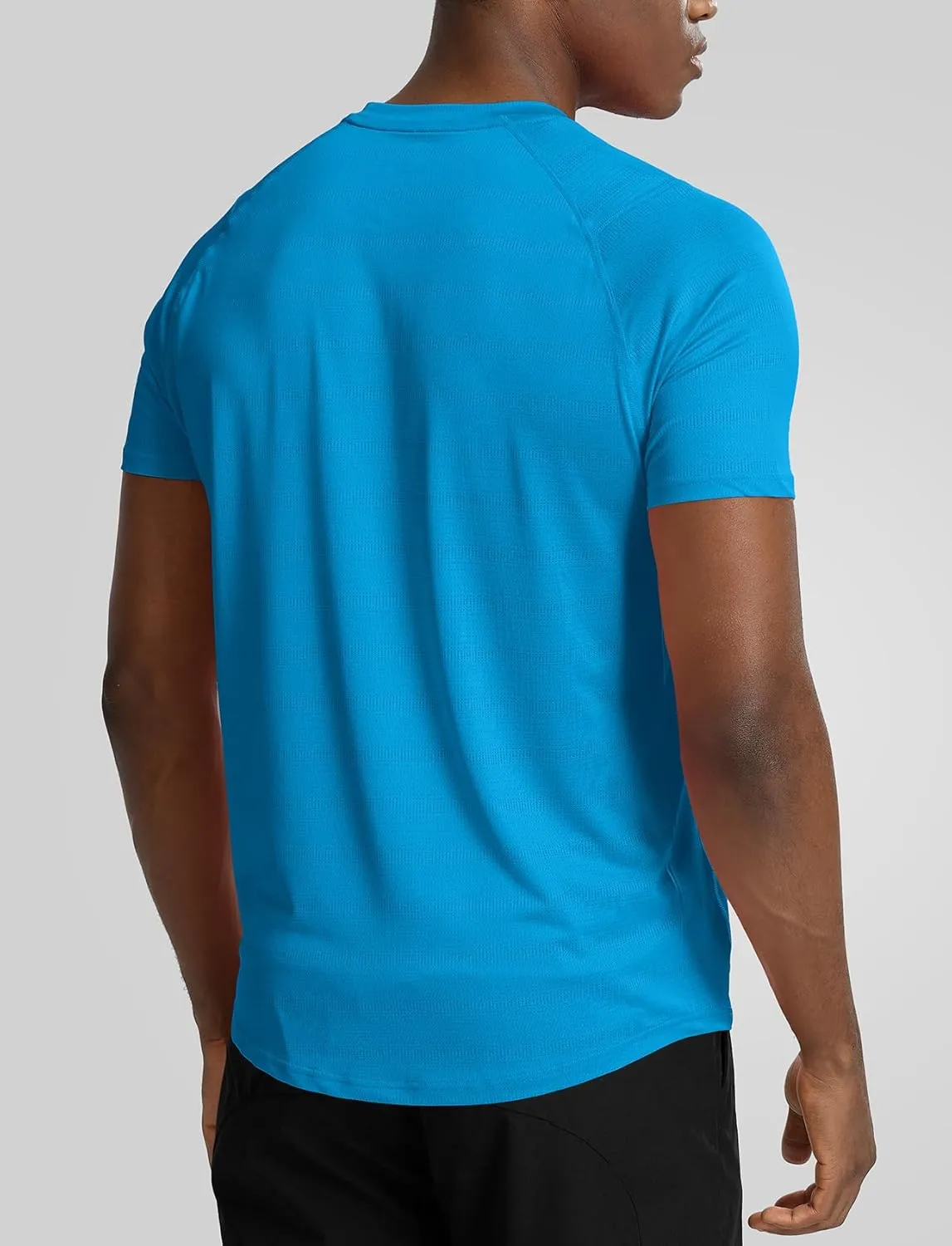 Zengjo Mens Workout Shirts Quick Dry Short Sleeve Athletic Running Gym T Shirt