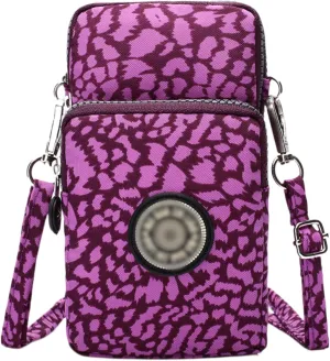 ZGMYC 3-Layers Cellphone Pouch Wristlet Purse Waterproof Sports Armband Shoulder Bag Wallet