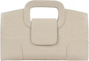 ZLMBAGUS Women Vintage Flap Tote Top Handle Satchel Handbags PU Leather Clutch Purse Shoulder Bag