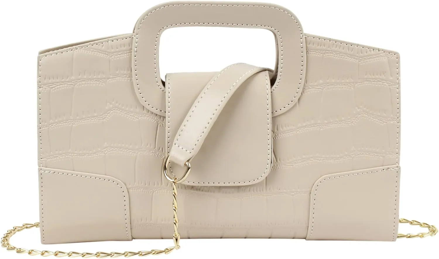 ZLMBAGUS Women Vintage Flap Tote Top Handle Satchel Handbags PU Leather Clutch Purse Shoulder Bag